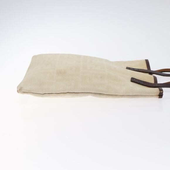 FENDI Zucca Canvas Hand Bag Beige Brown - Picture 4 of 11